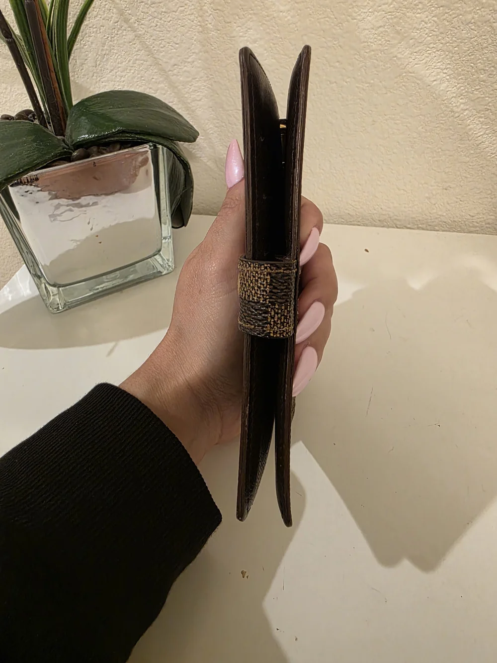 Louis Vuitton Damier Ebene Small Agenda Cover - Brown